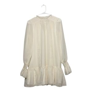 Women’s Reiss Esme Ruffle Lace mini dress, size 0